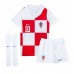 Camiseta Croacia Luka Modric #10 Primera Equipación para niños Eurocopa 2024 manga corta (+ pantalones cortos)